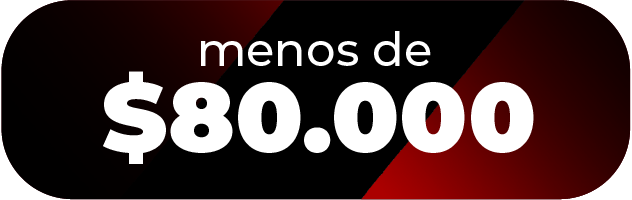 Menos de $80.000