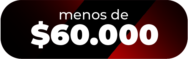 Menos de $60.000