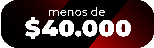 Menos de $40.000