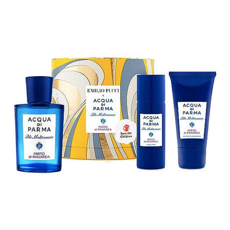 Acqua Di Parma Acqua Di Parma Blu Mediterraneo Mirto Di Panarea Set EDT 75 ML + Gel de ducha 40 ML + Crema 50 ML (U)