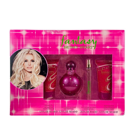 Britney Spears Fantasy Set 50 ML SG + 50 ML EDT + 10 ML EDT + 50 ML Crema (M)