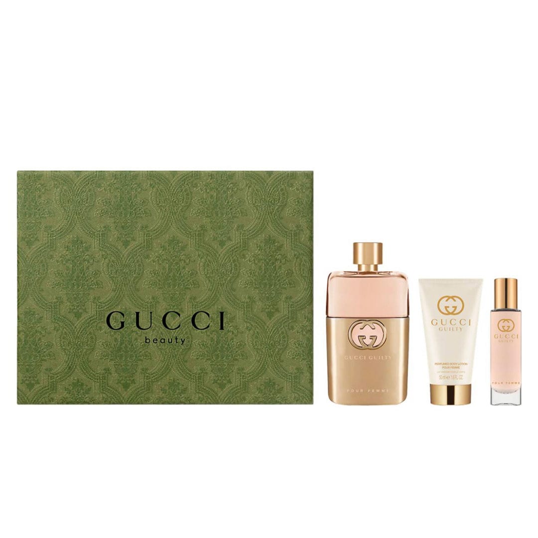 Gucci Gucci Guilty Set Pour Femme EDP 90 ML + Crema 50 ML + EDP 10 ML (H)