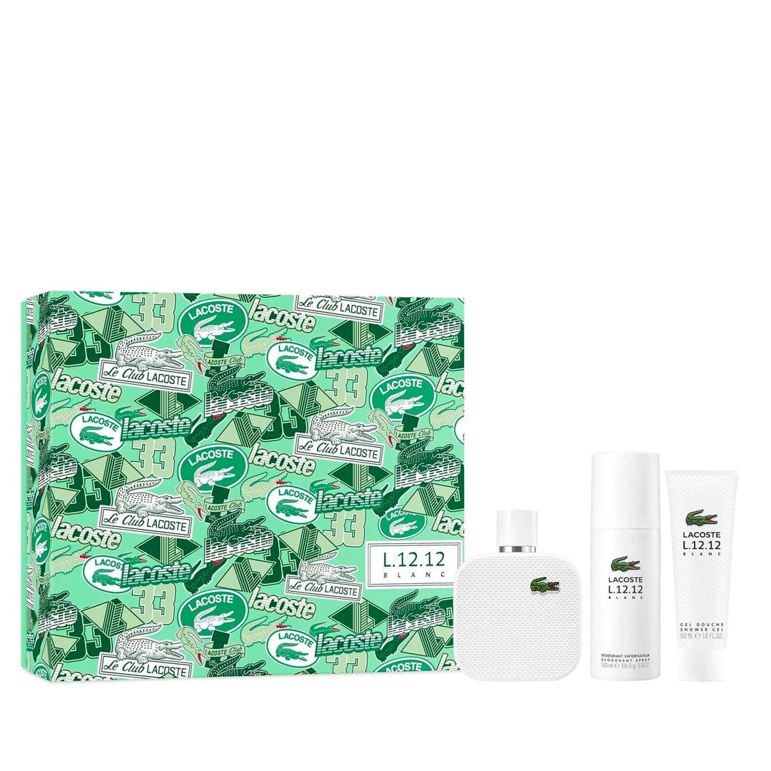 Lacoste Lacoste Blanc L.12.12 Set EDT 100 ML + SG 50 ML + Deo 150 ML (H)