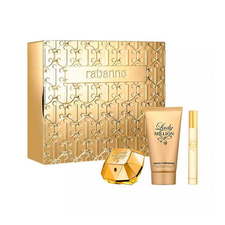 Paco Rabanne Paco Rabanne Lady Million Set EDP 80 ML + Crema 100 ML + EDP 10 ML (M)