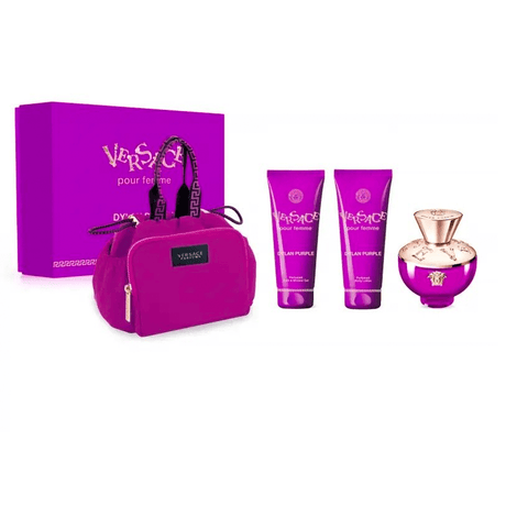 Versace Versace Dylan Purple Set EDP 100 ML + Crema 100 ML + Shower Gel 100 ML+ Bolso (M)